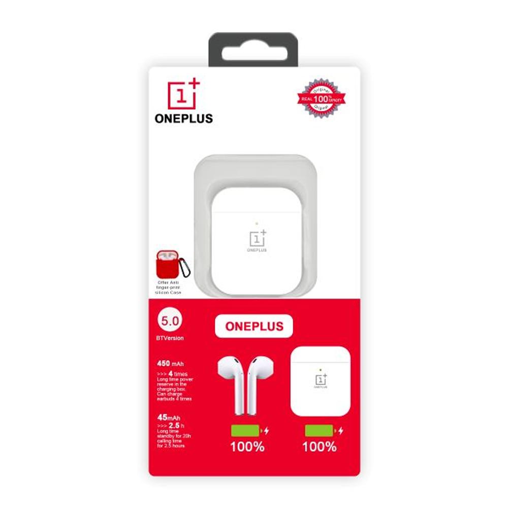 OnePlus AirBuds TWS Wireless Bluetooth Earbuds - White