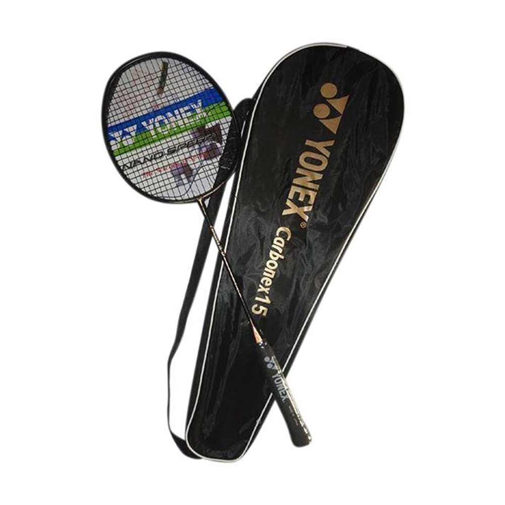 15 Carbonex Badminton Racket - Black