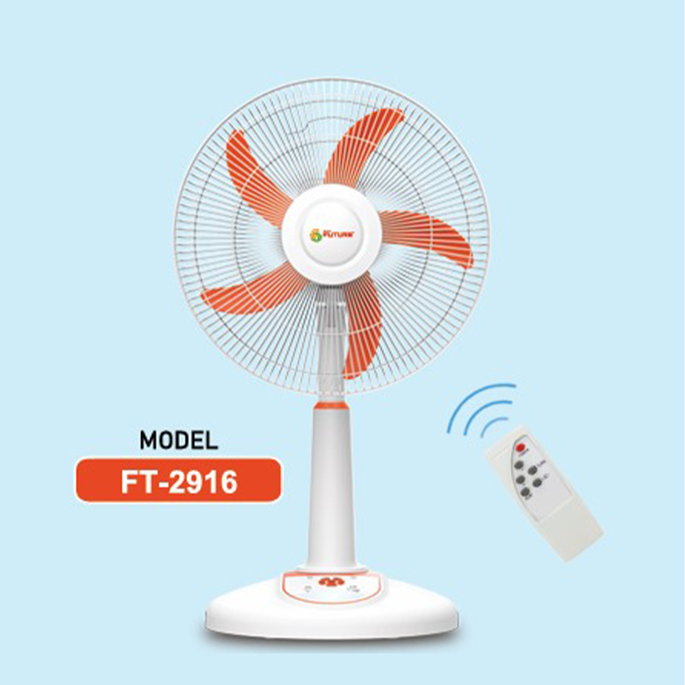 Future FT-2916 Rechargeable AC-DC Fan - 16 Inch