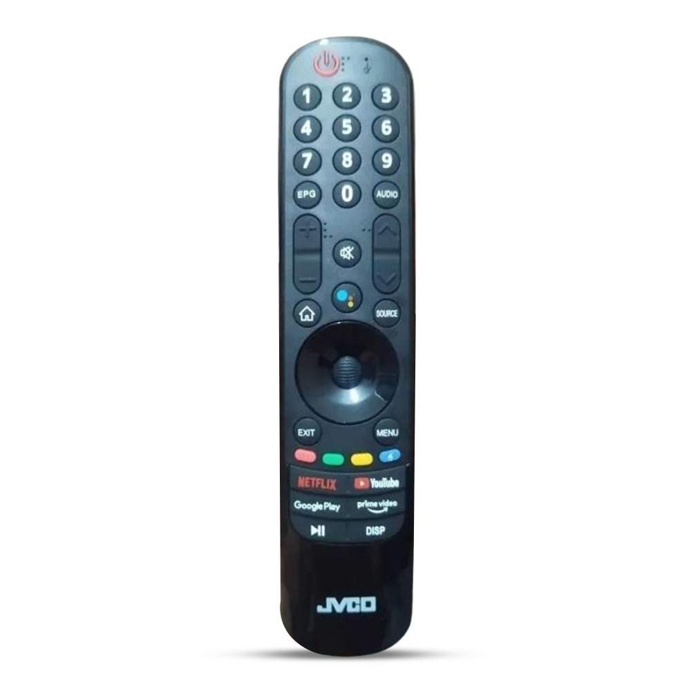 JVCO Voice Control Android TV Remote - Black