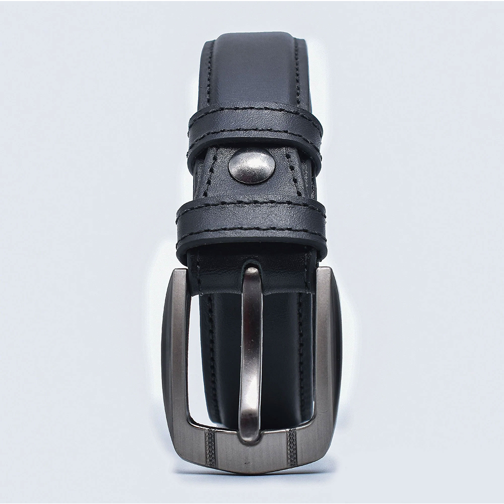Zays Leather Belt For Men - Black - BL22