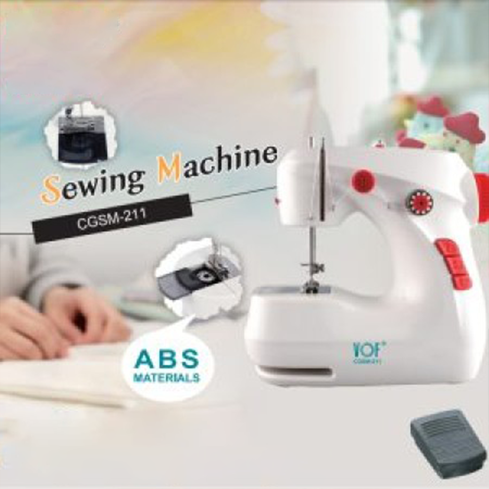 VOF CGSM211 ABS Electric Sewing Machine White