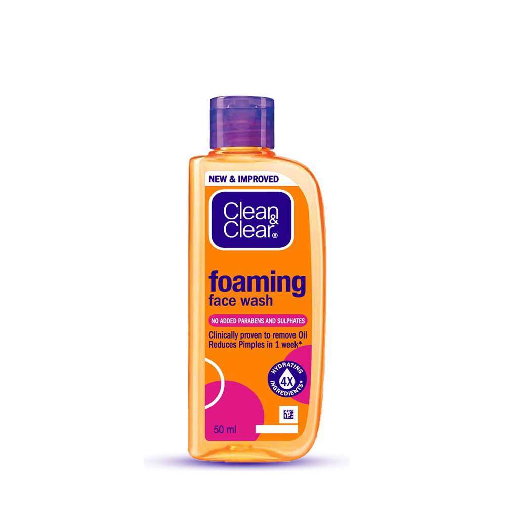Clean and Clear Foaming Facewash for Oily Skin - 50ml