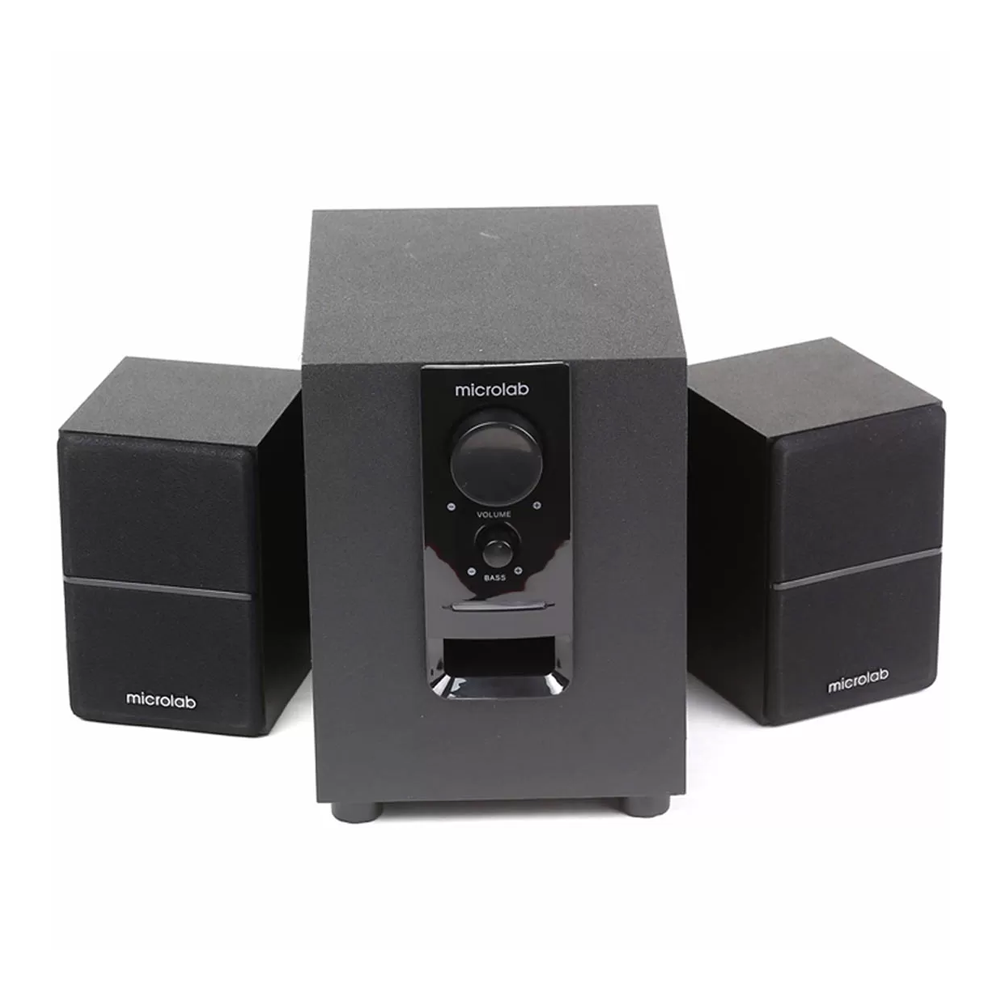 Microlab M-106 2.1ch Subwoofer Speaker - Black 