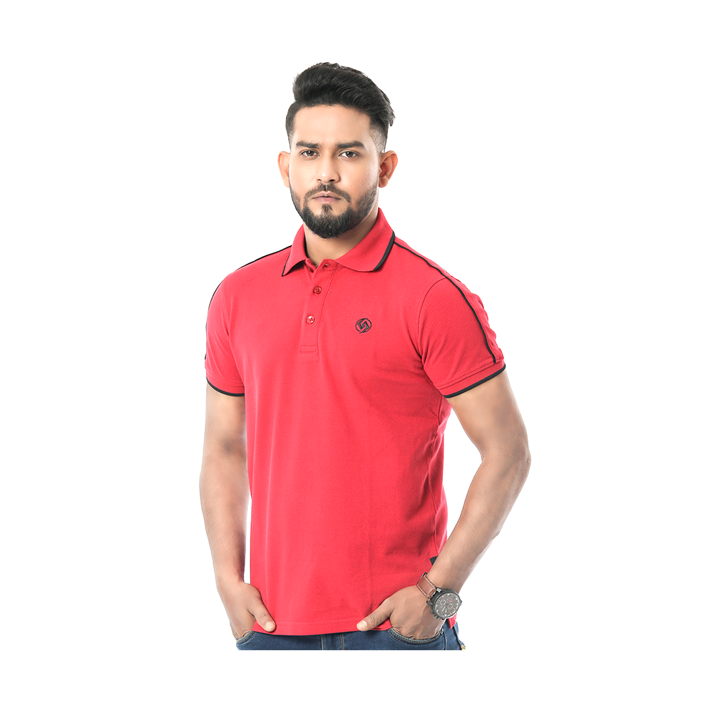 Cotton Short Sleeve Polo Tshirt - Pt02