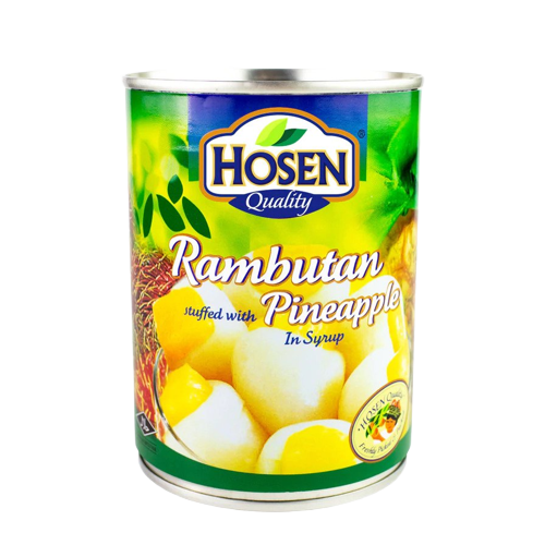 Hosen Quality Rambutan Stuffed with Pineapple - 565gm