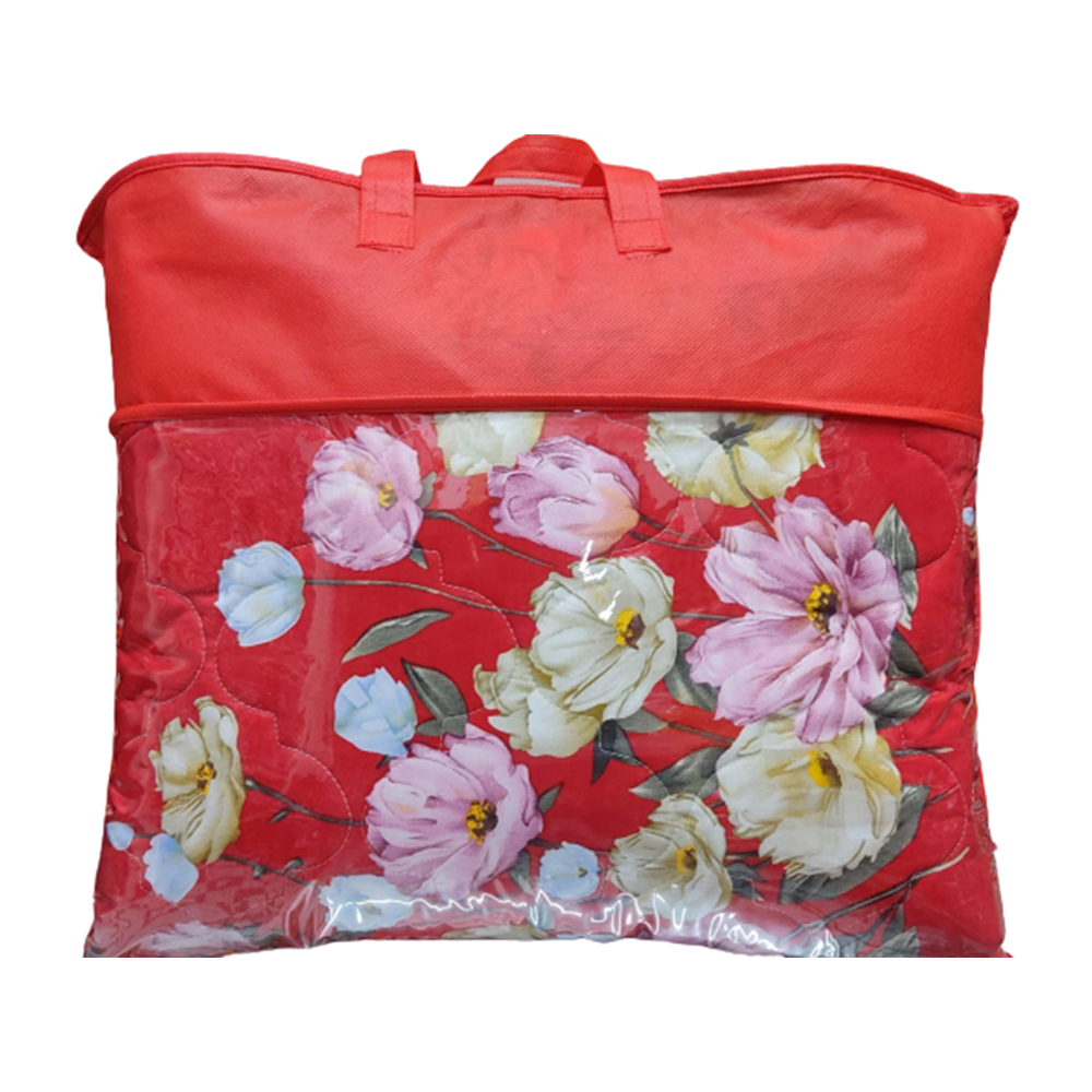 Twill Cotton King Size AC Katha Red KT03