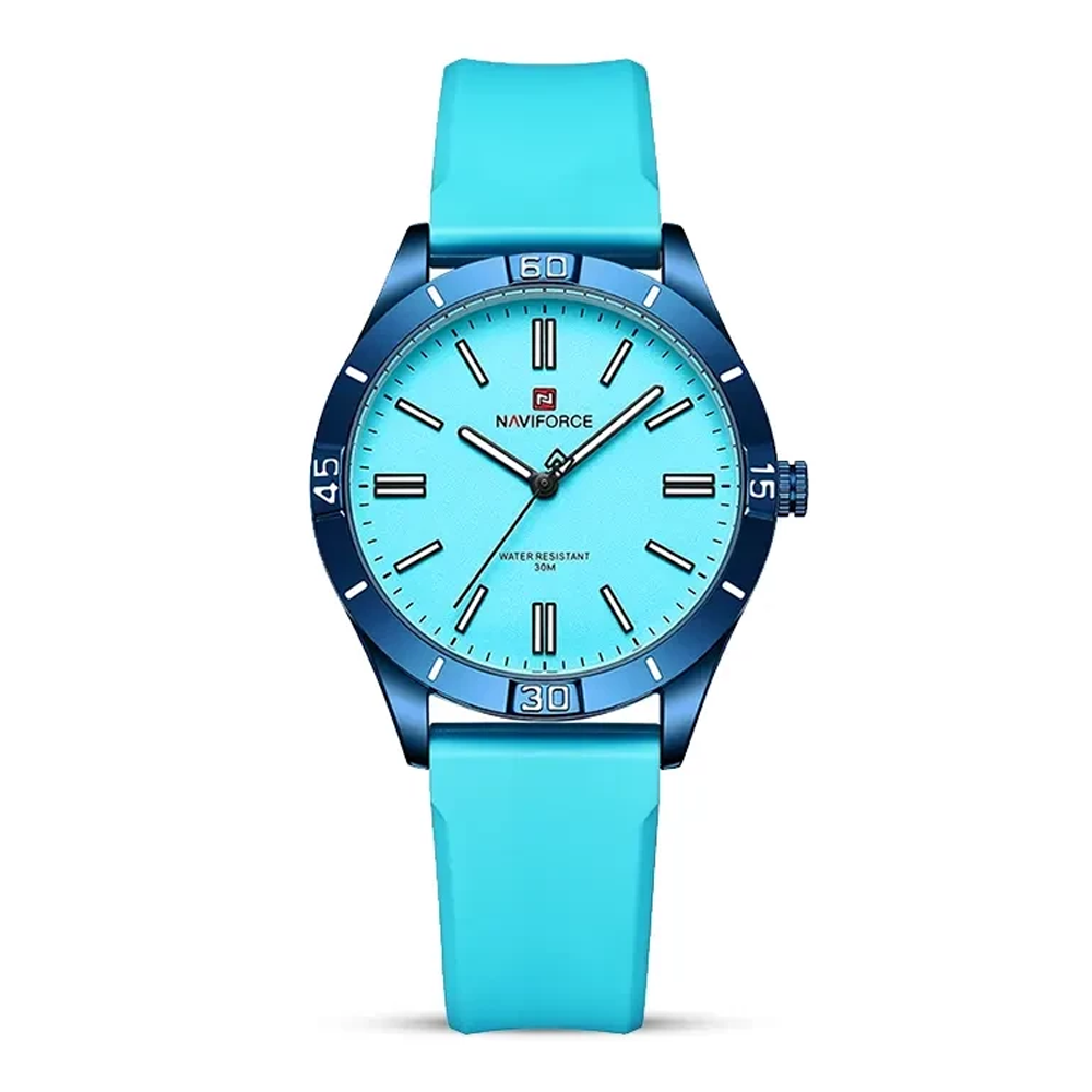 Naviforce NF5041 Fashion Blue Dial Ladies Watch - Blue