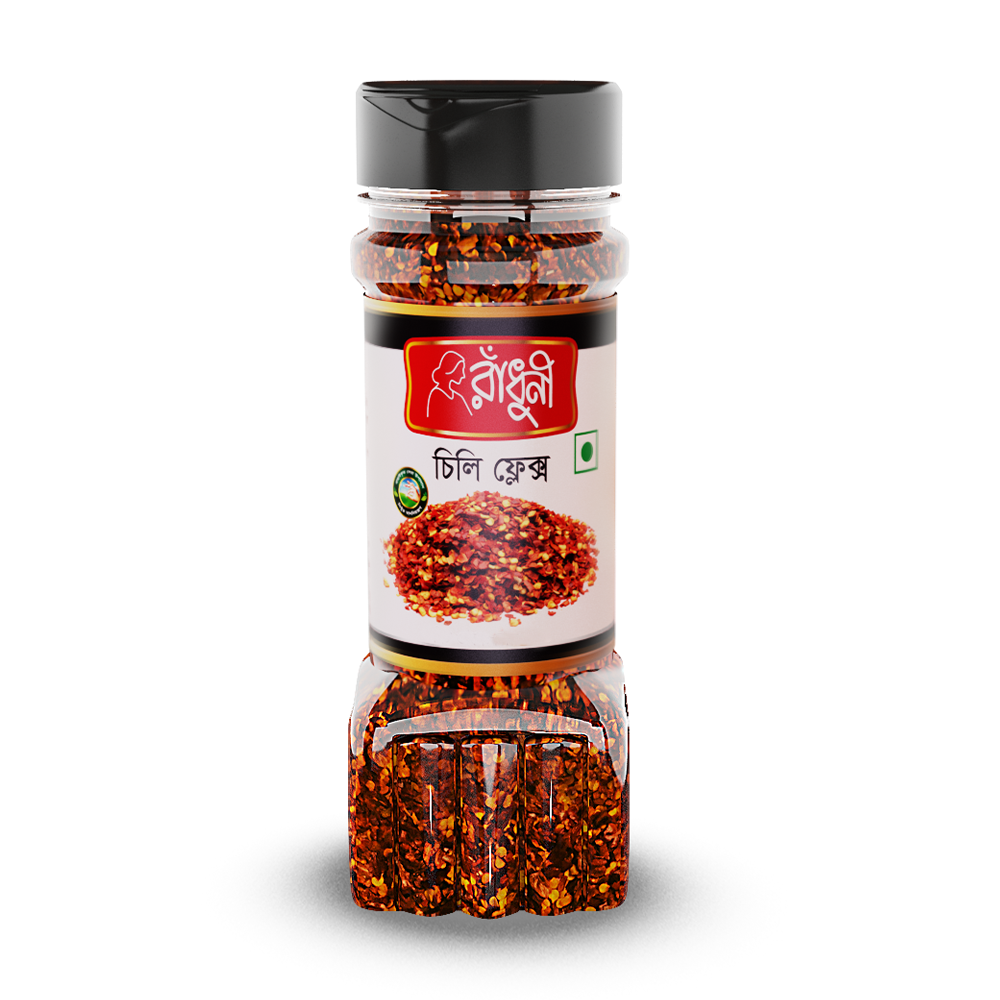 Radhuni Chilli Flakes - 40gm