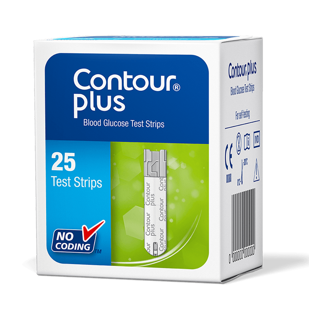 Contour Plus One Test Strip - 25 Pcs
