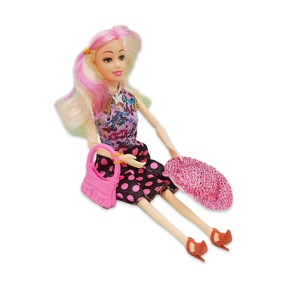 Beauty Fashion Show Style Wonderful Barbie Doll Toy - Black - 173450860