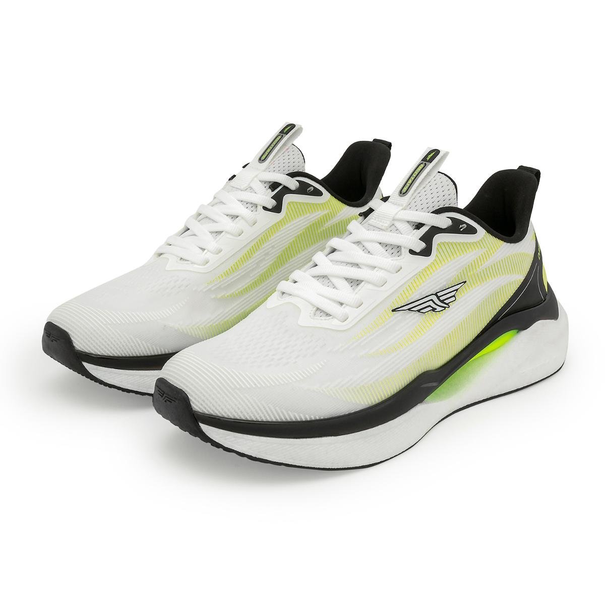 Red Tape RT-3863 Mesh Athleisure Sport Shoes For Men - White Neon - EFH-021