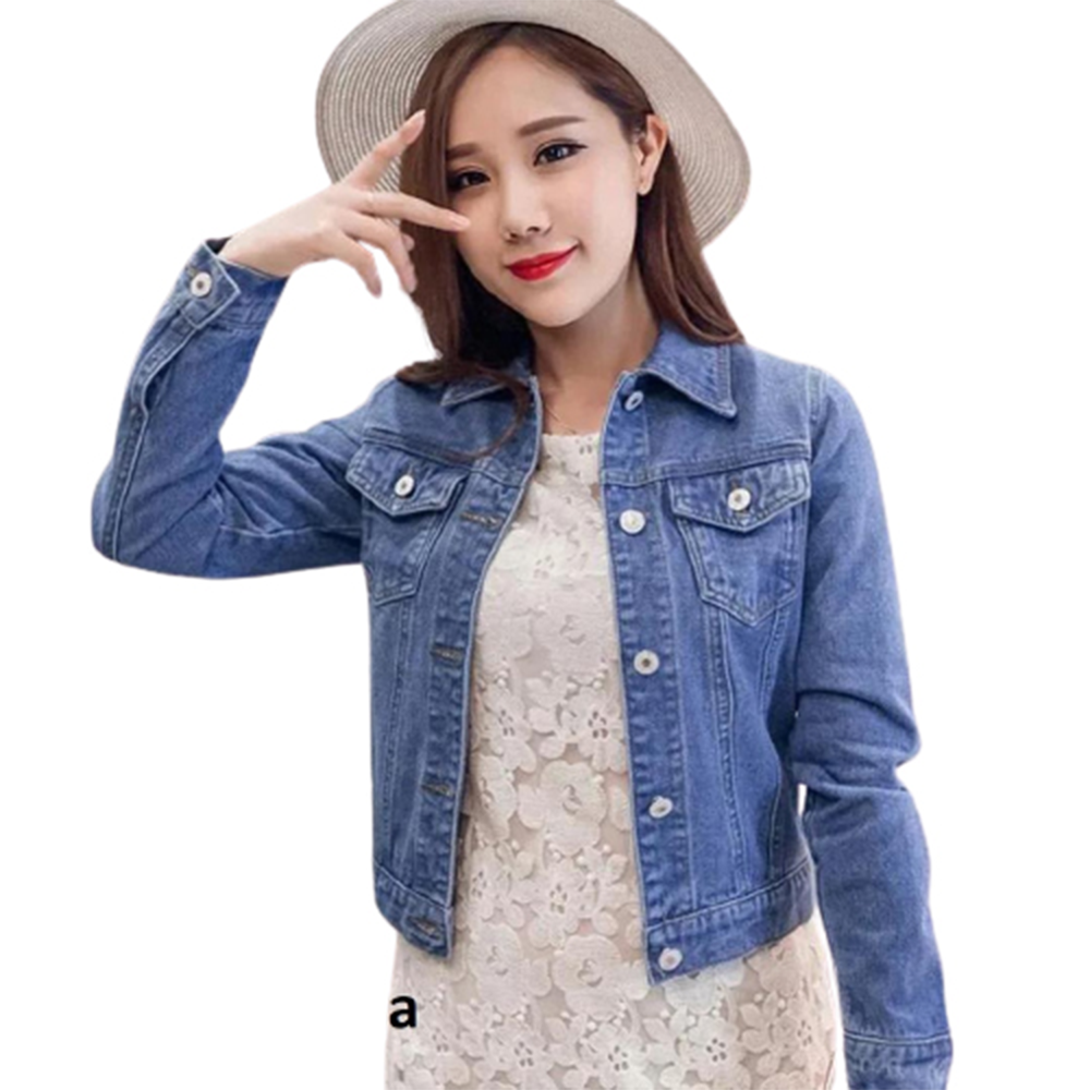 Denim Jacket For Women - Light Blue - JL-08