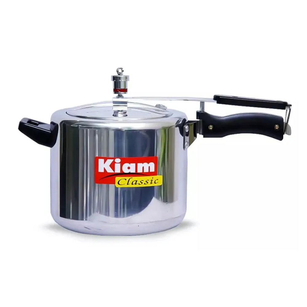 Kiam Classic Stainless Steel Pressure Cooker - 5.5 Liter - Silver