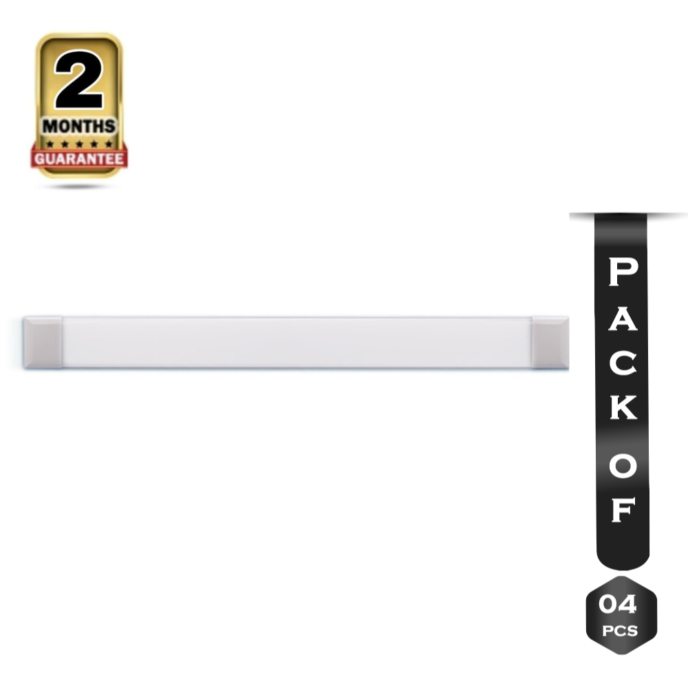 Pack of 4 Pcs Rectangular Slim Shape Tube LED Light - 40W