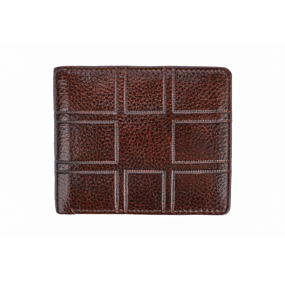 Apache 6003 Genuine Leather Wallet for Men - Brown