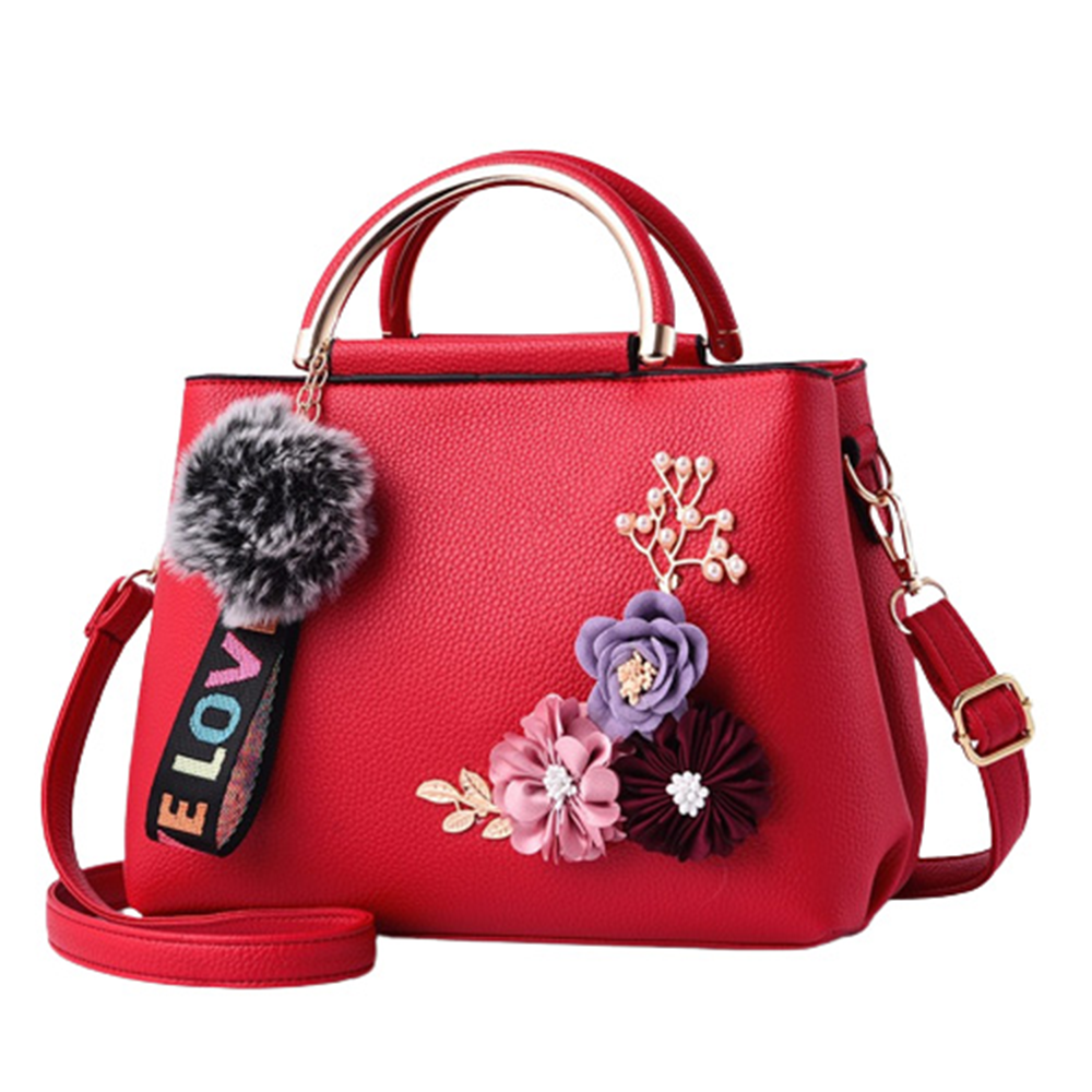 Red discount hand bags