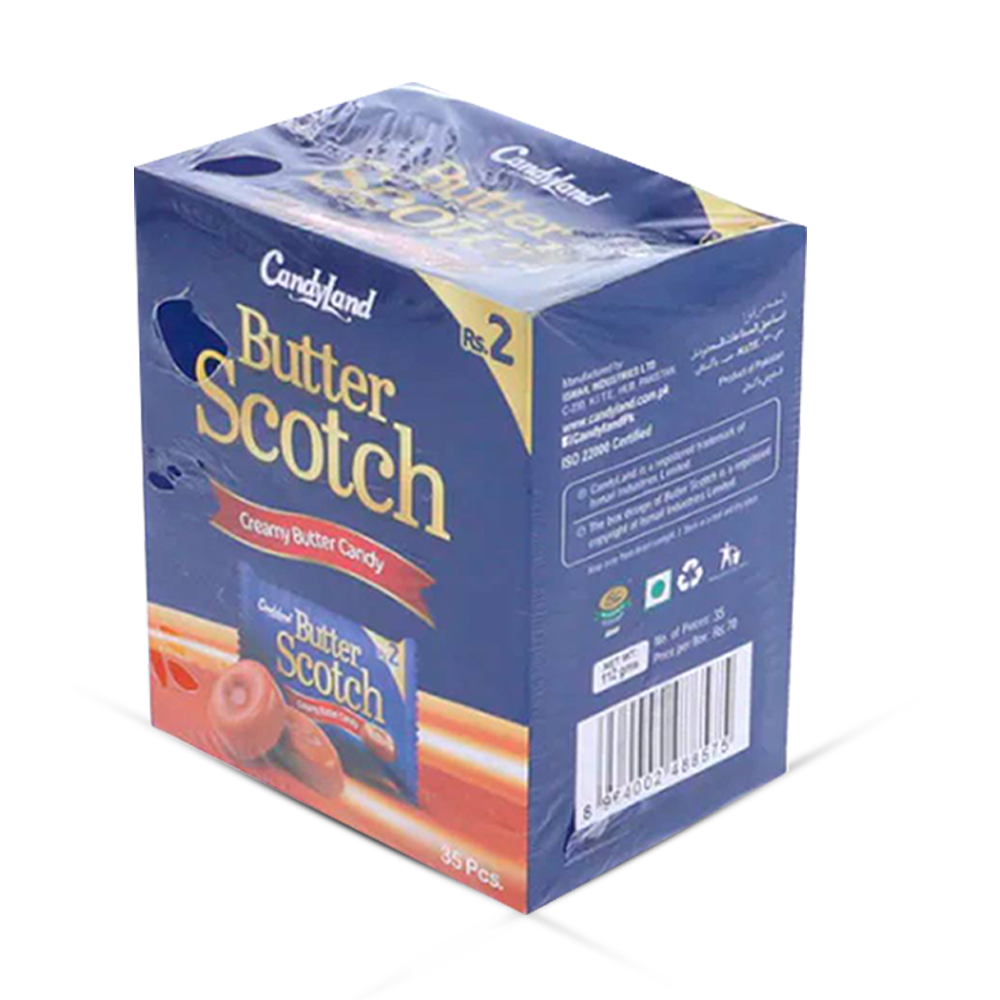 Candyland Butter Scotch Caramel Candy 200Gm - 1 Box