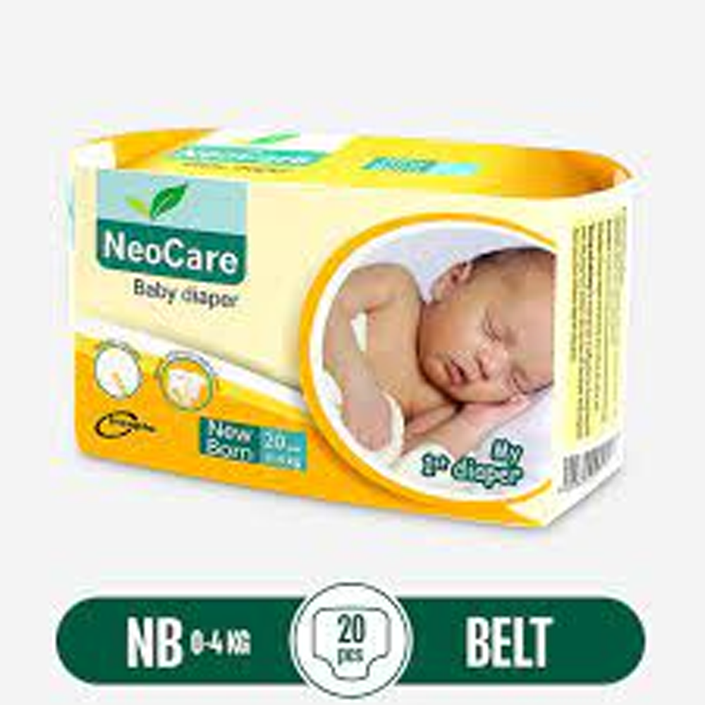 NeoCare New Born Belt Diaper 0-4 kg - 20Pcs