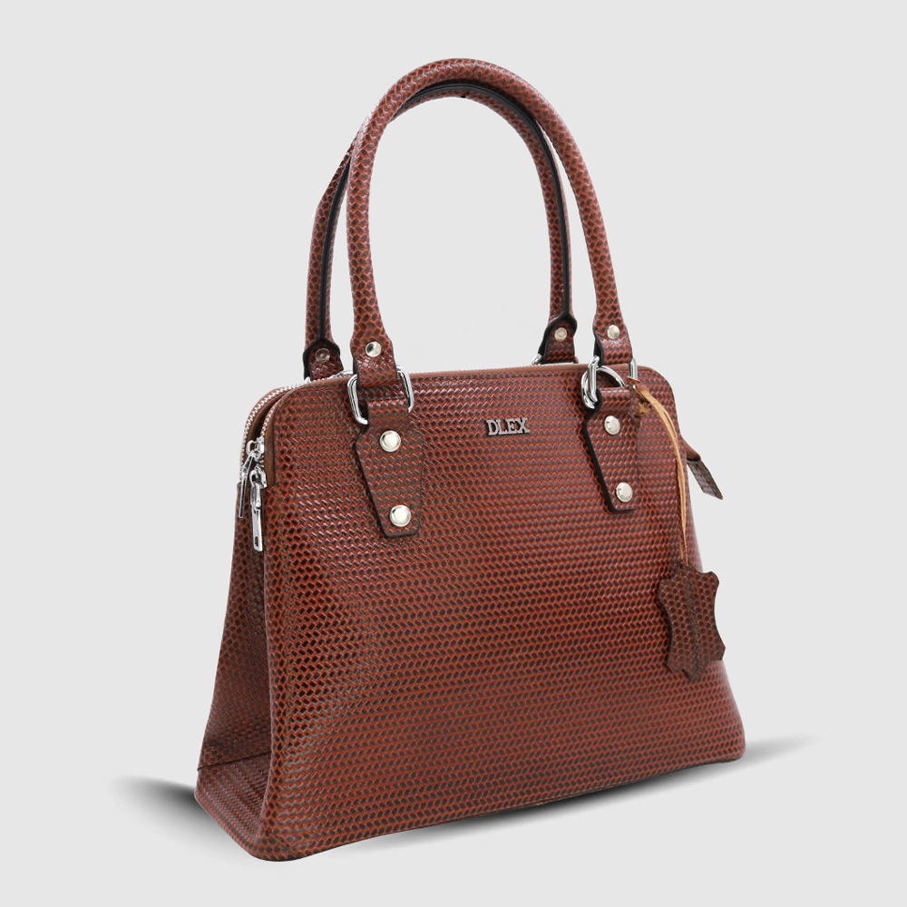 Leather Handbag For Women - Chocolate - LB-46