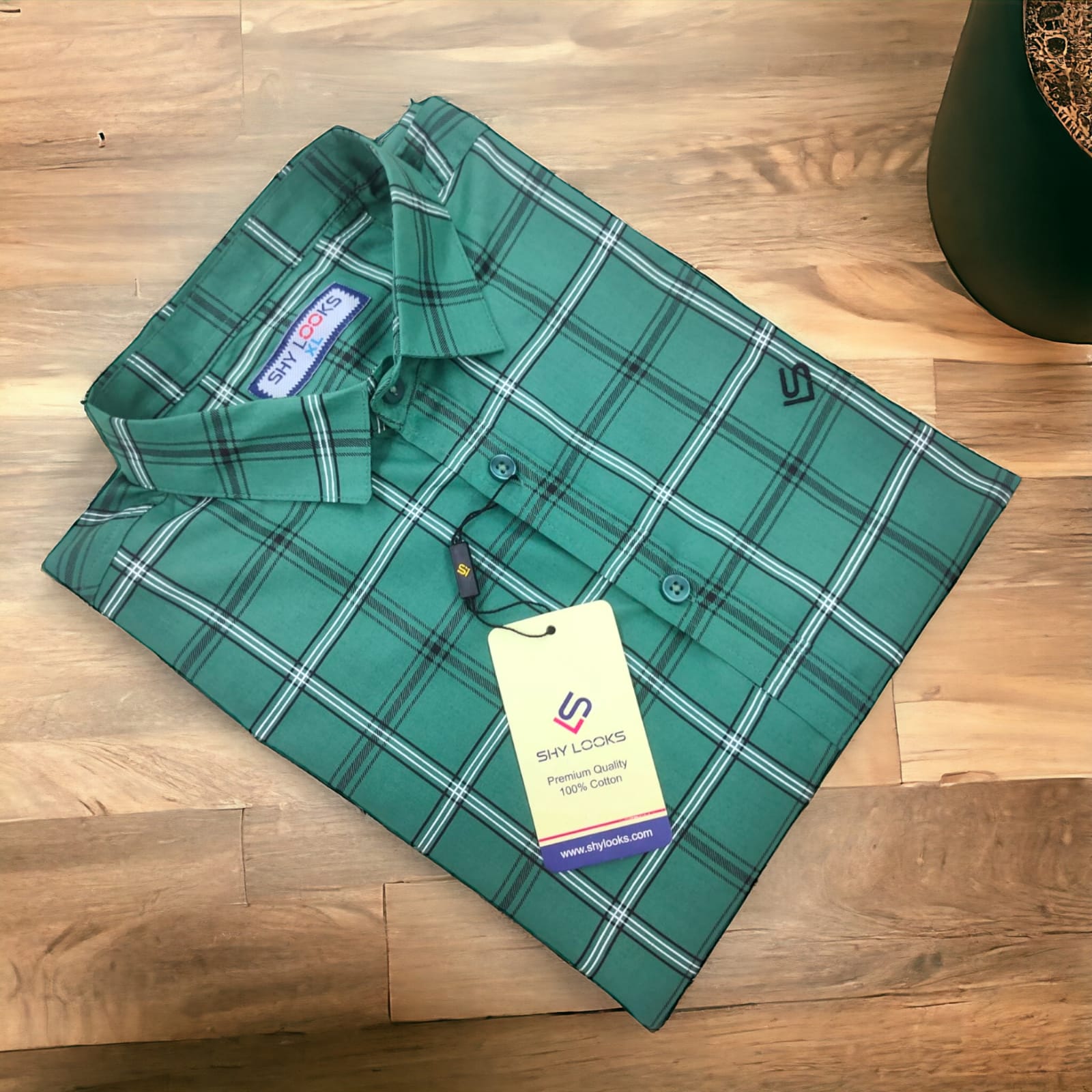 Cotton full Sleeve Check Shirt  For Men - Multicolor - OP592