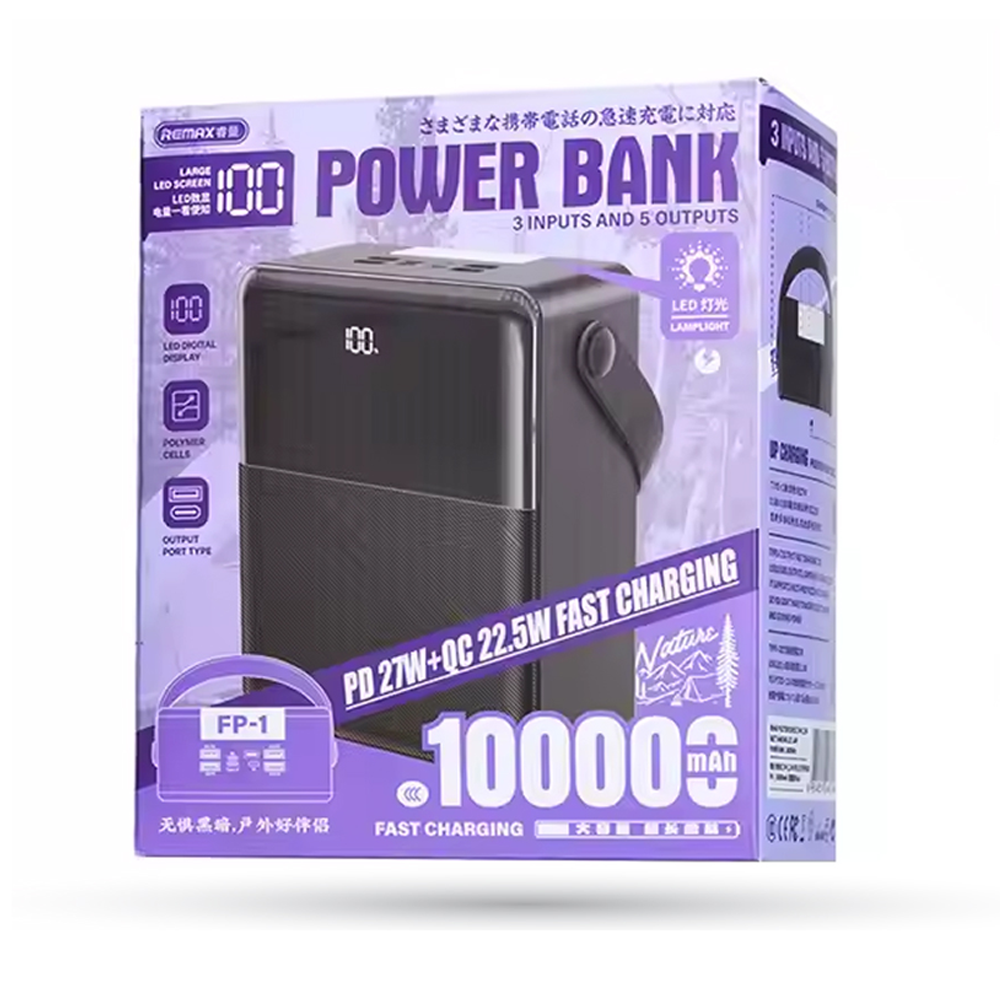 Remax FP-1 27W Plus 22.5W Power Bank - 100000mAh