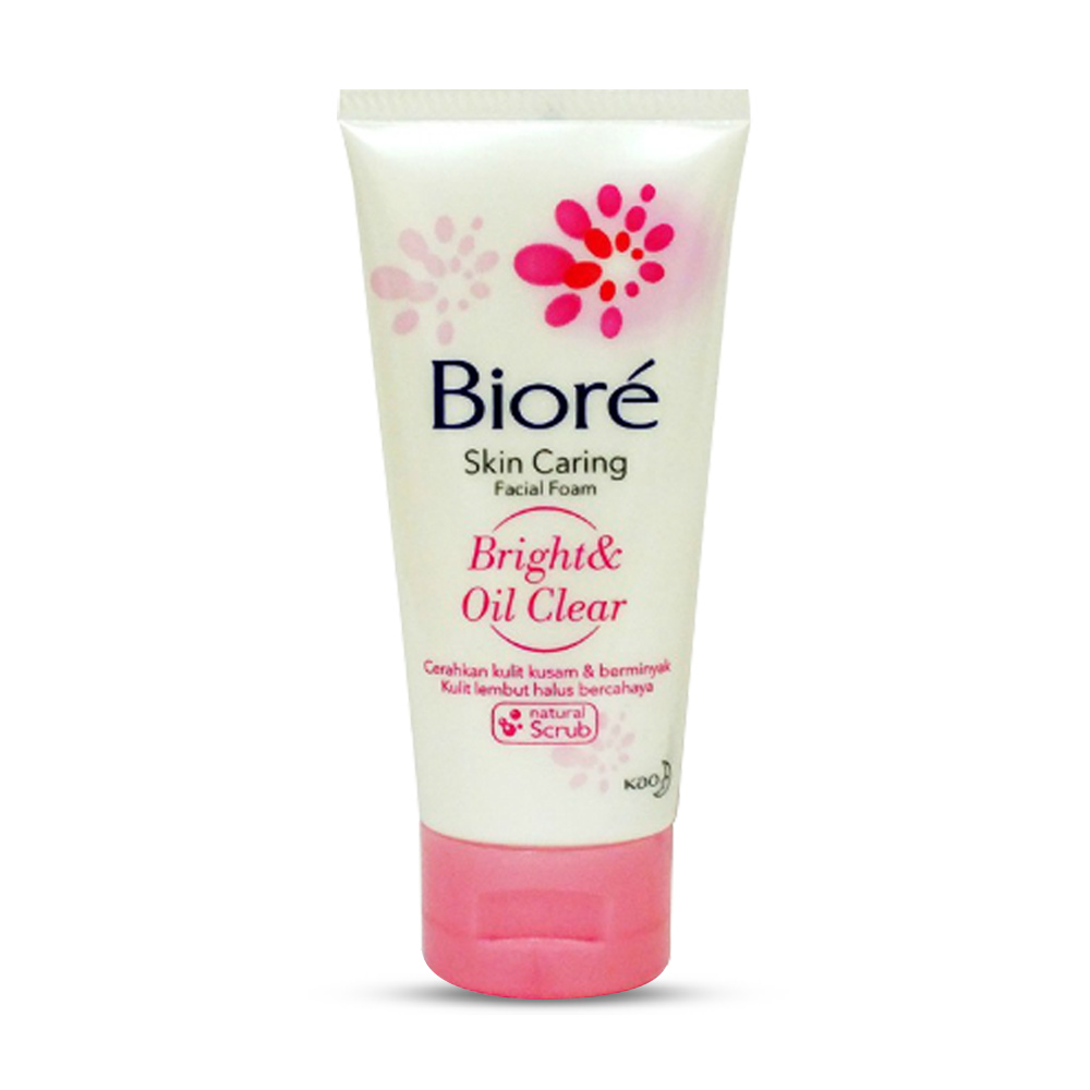 Biore Women's Facial Foam Bright & Oil Clear - 100 gm