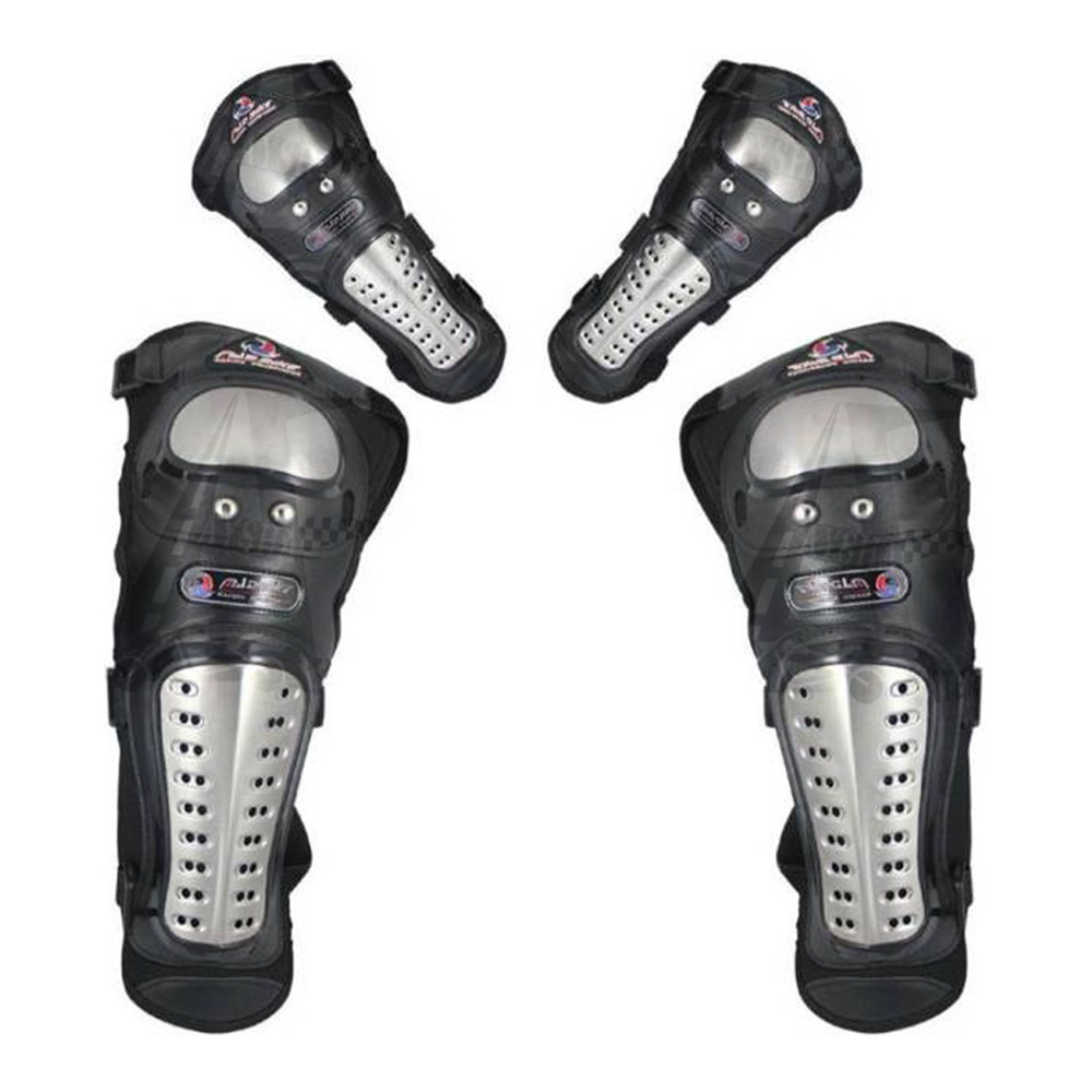 Pro Biker Knee and Elbow Heavy Guard - 4 Pcs