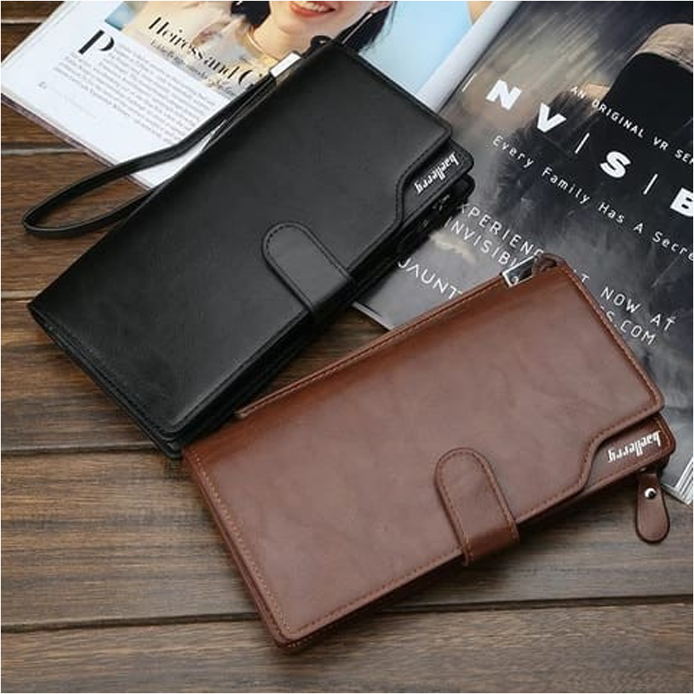 Baellerry Long Wallets For Men - Brown