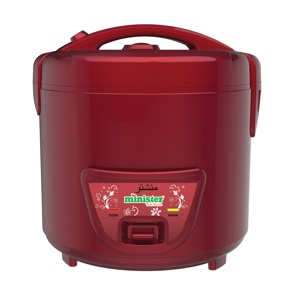 Minister MI-RC-2.8 Rice Cooker - 2.8 Liter - Red