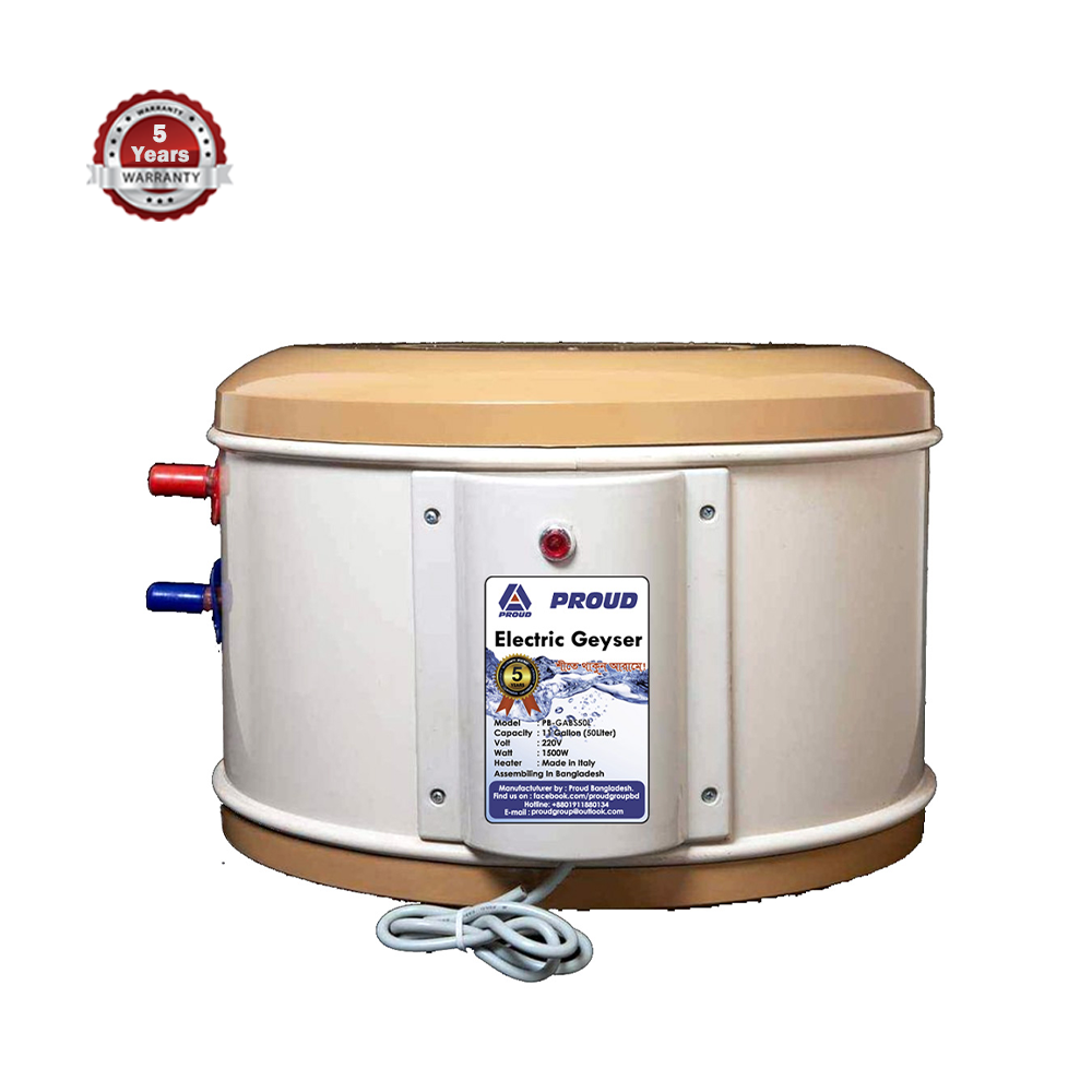 Proud Electric Geyser 50 Liter - Golden and White