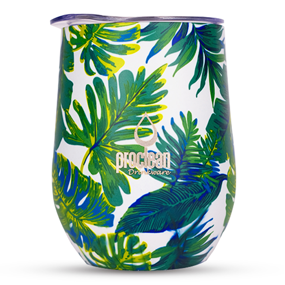 Tropical SS Thermos Coffee Mug - 350ml - CM-1640 - Green