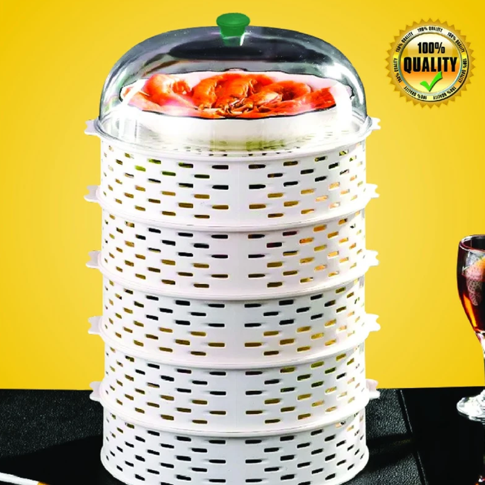 Multifunctional 5 Layer Food Safety Cover - White