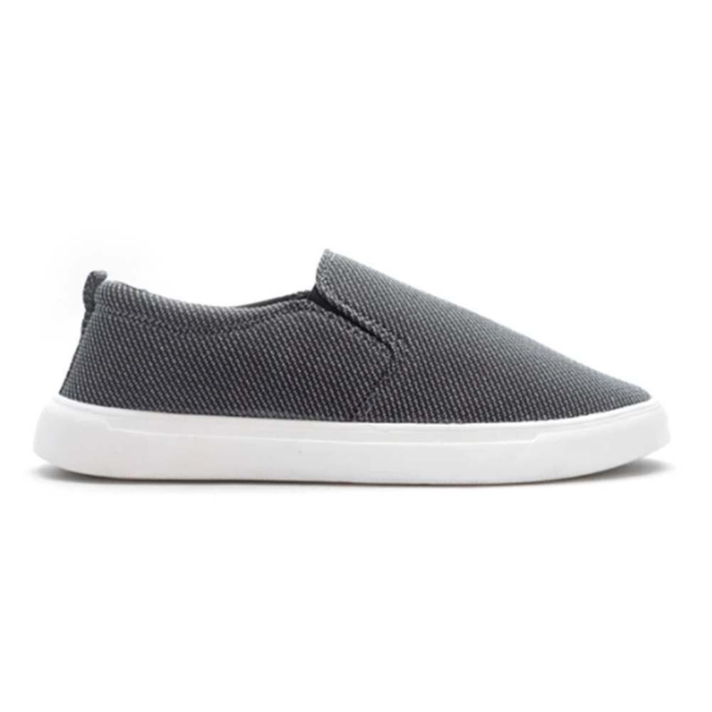 Cord Fabric Sneakers For Men - Grey	- RCV000014