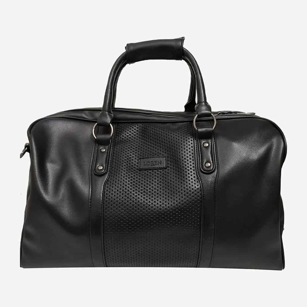 artificial leather travel bag