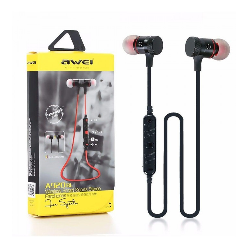 Awei A922BL Wireless Earphone - Black