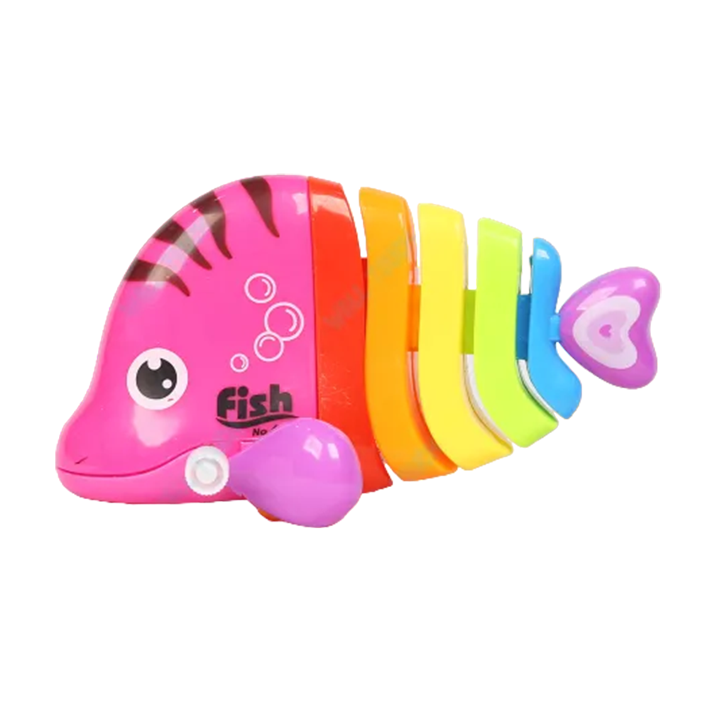 Happy Running Colorful Fish For Kids - 280964840