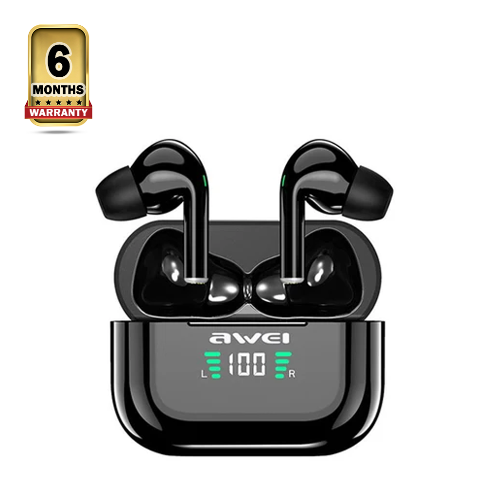 Awei T29P TWS Wireless Earbuds - Black