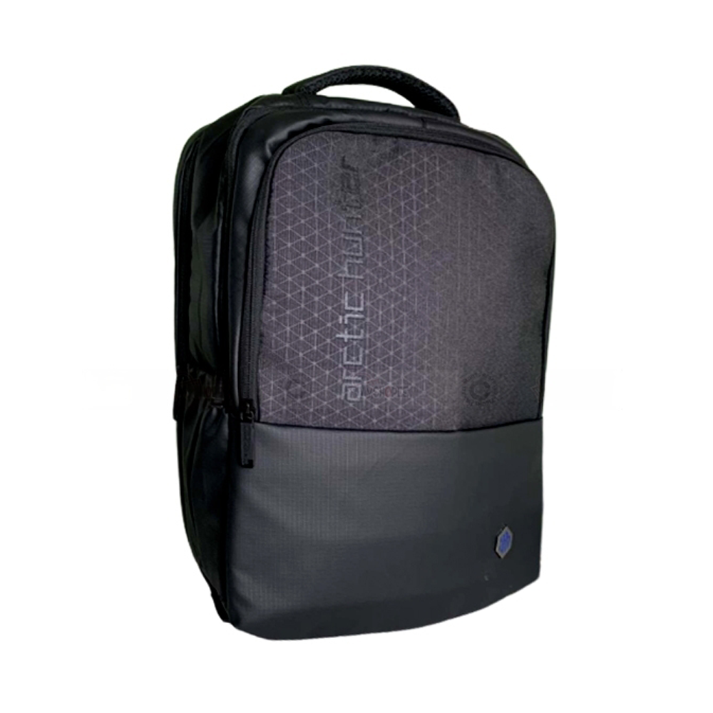 Oxford Polyester Nylon Backpack - Black