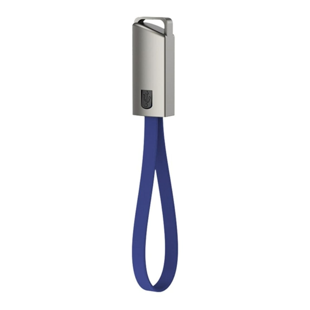 Zinc Alloy Portable Key Chain Data Cable - Multicolor