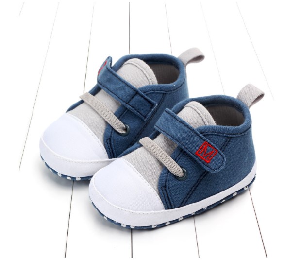 Armandy Cotton Baby Boy Shoe - Ash 