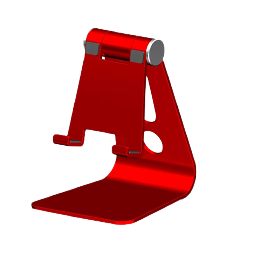 Aluminum Mobile Phone Holder Stand for Smartphone - Red