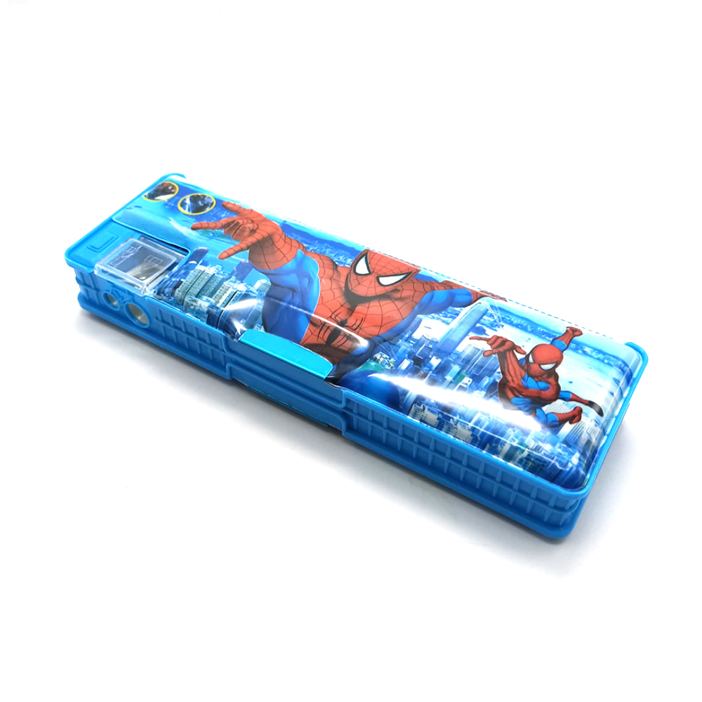 Magnetic Pencil Box With Sharpener - Blue - 238943196