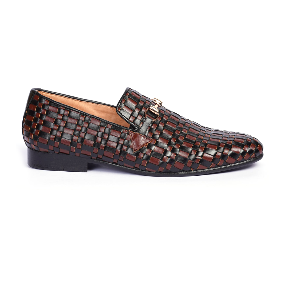 Regals Braided Shoes For Men - RBHB- Brown