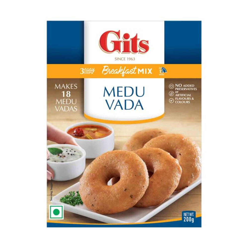 Gits Instant Medu Vada Breakfast Mix - 200gm