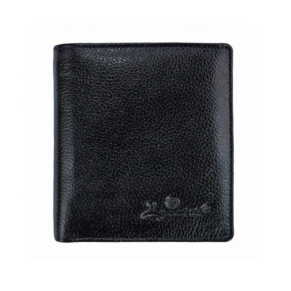 Apache 6001 Genuine Leather Wallet for Men - Black