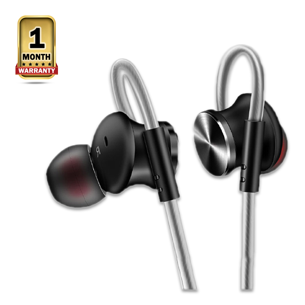 QKZ DM 10 Zinc Alloy Gaming Earphone - Black and Gray