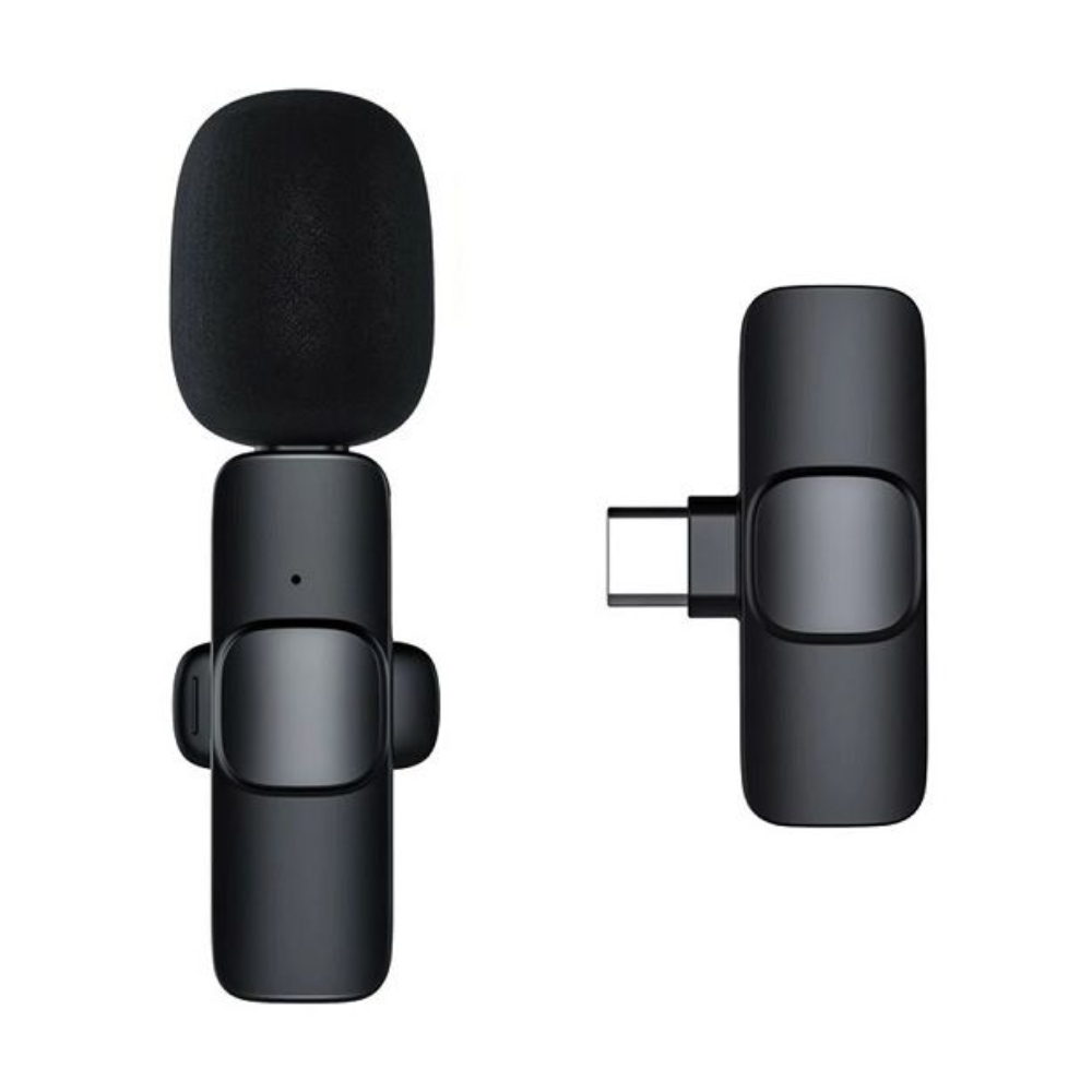 K8 Type -C Wireless Microphone - Black