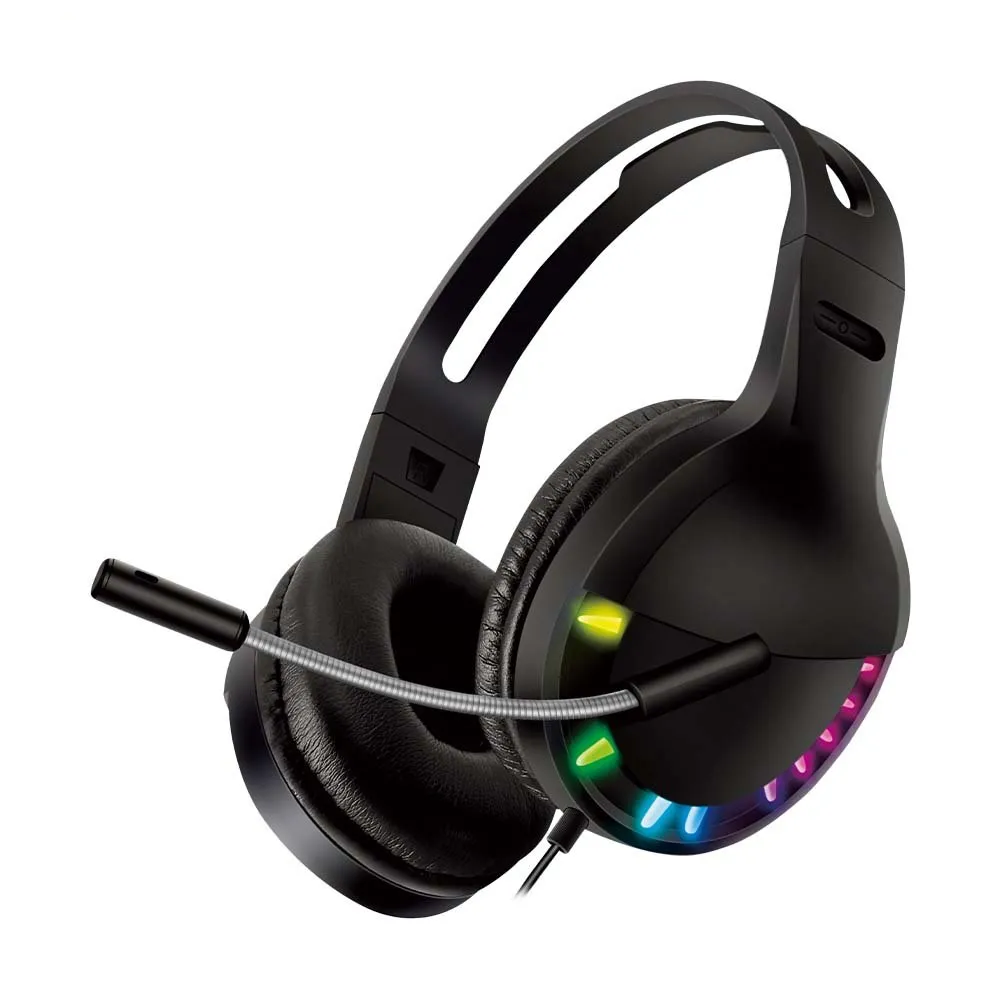 GEEOO H 200 RGB Colour Gaming Headphone - Black