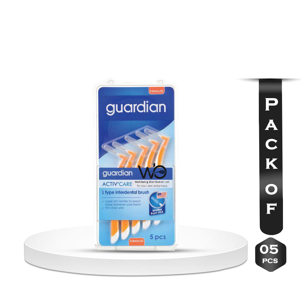 Pck of 5 Pieces Guardian L-Type Interdental Brush